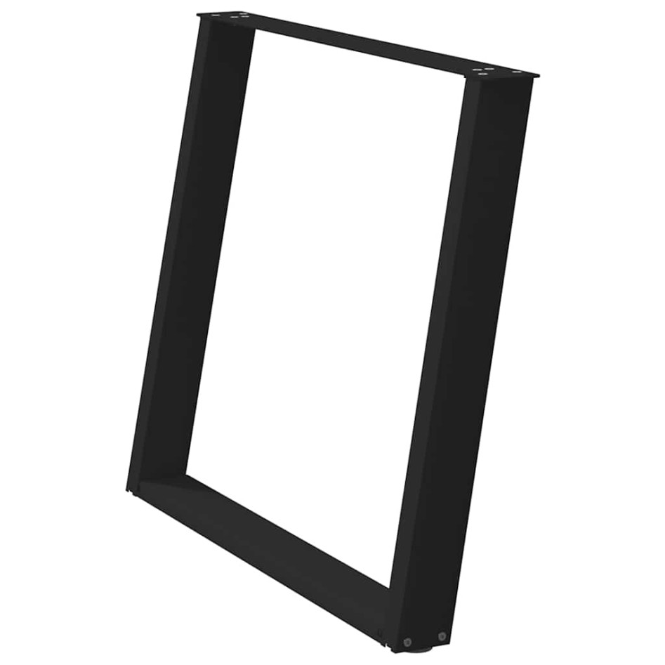 Patas para mesa de comedor en forma de U 2 uds acero