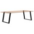 Patas para mesa de comedor en forma de U 2 uds acero