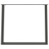 Patas para mesa comedor forma U 2uds antracita 90x(72-73)