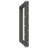 Patas para mesa comedor forma U 2uds antracita 90x(72-73)