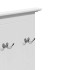 Mueble de entrada con ganchos BODO blanco 50x40x157
