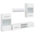 Muebles para TV 5 piezas con iluminación LED blanco