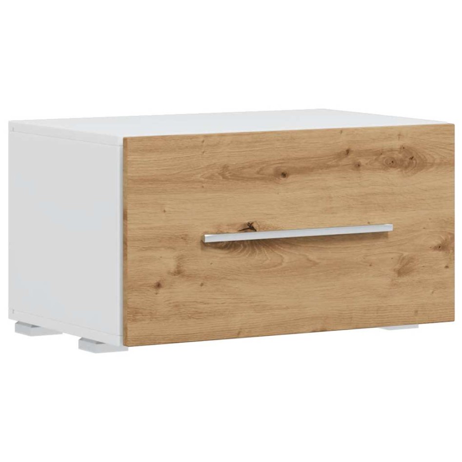 Muebles de TV 5 piezas con iluminación LED roble