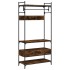 Armario cajones madera ingeniería roble ahumado 89x39x184,5