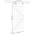 Puerta corredera con herrajes madera maciza de pino 95x210