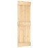 Puerta corredera con herrajes madera maciza de pino 70x210