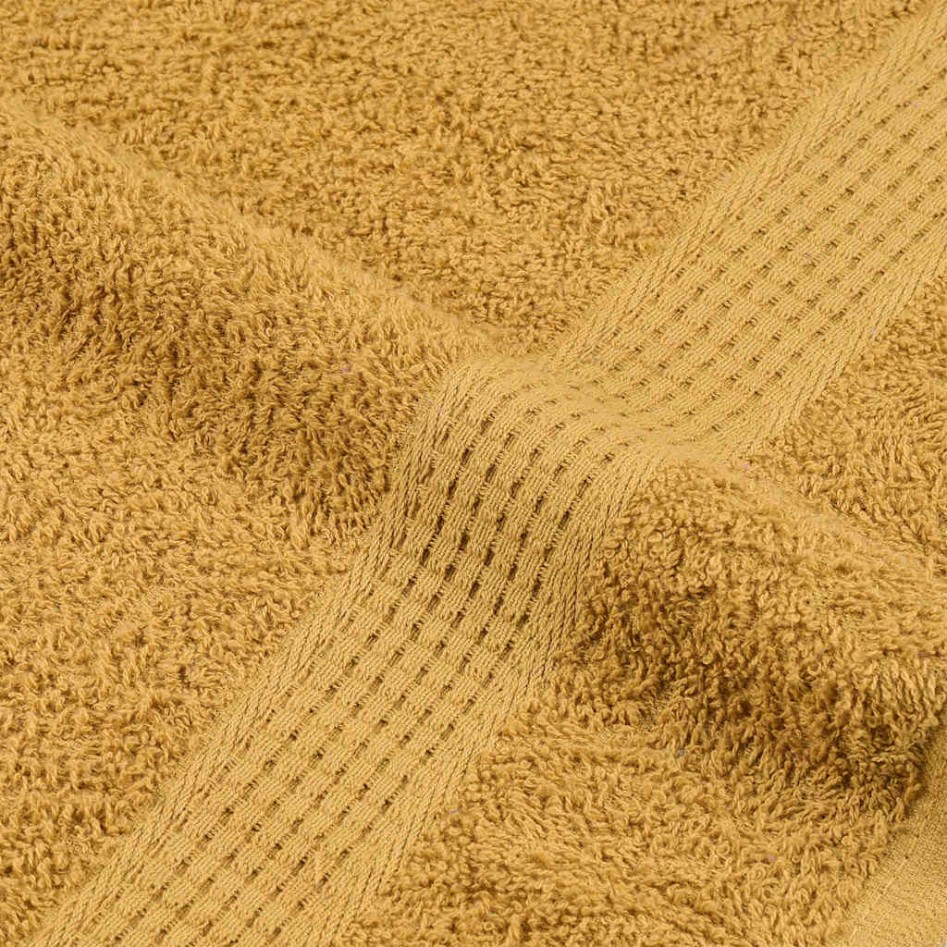 Toallas de sauna 10 uds 100% algodón oro 80x200 cm 360