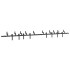Kit de herrajes para puertas correderas acero negro 400