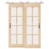 Kit de herrajes para puerta corredera 183 cm acero