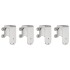 Kit de herrajes para puerta corredera 183 cm acero