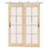 Kit de herrajes para puerta corredera 183 cm acero