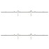 Kit de herrajes para puerta corredera 183 cm acero