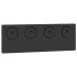 Kit de herrajes para puertas correderas acero negro 400