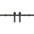 Kit de herrajes para puertas correderas acero negro 400