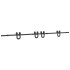 Kit de herrajes para puertas correderas acero negro 366