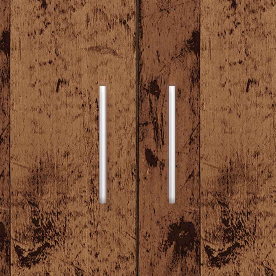 Soporte para acuario madera ingeniería envejecida 81x36x73