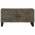 Mesa de centro madera maciza de mango negra 80x50x40