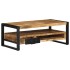 Mesa de centro de madera maciza de mango rugosa 90x50x36