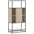 Aparador alto madera de ingeniería y metal Sonoma 68x35x139
