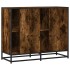 Aparador madera de ingeniería roble ahumado 92x35x76