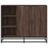 Aparador de madera de ingeniería marrón roble 92x35x76