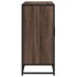 Aparador de madera de ingeniería marrón roble 92x35x76