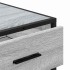 Cajonera de madera contrachapada gris sonoma 70x41x70