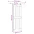 Puerta corredera con herrajes madera maciza de pino 80x210