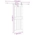 Puerta corredera con herrajes madera maciza de pino 80x210