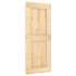Puerta corredera con herrajes madera maciza de pino 85x210