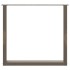 Patas mesa centro forma U 3uds acero natural 90x(72-73)cm
