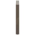 Patas mesa centro forma U 3uds acero natural 90x(72-73)cm
