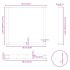 Patas mesa centro forma U 3uds acero natural 90x(72-73)cm
