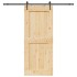 Puerta corredera con herrajes madera maciza de pino 95x210