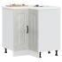 Mueble bajo esquinero de cocina Kalmar gris