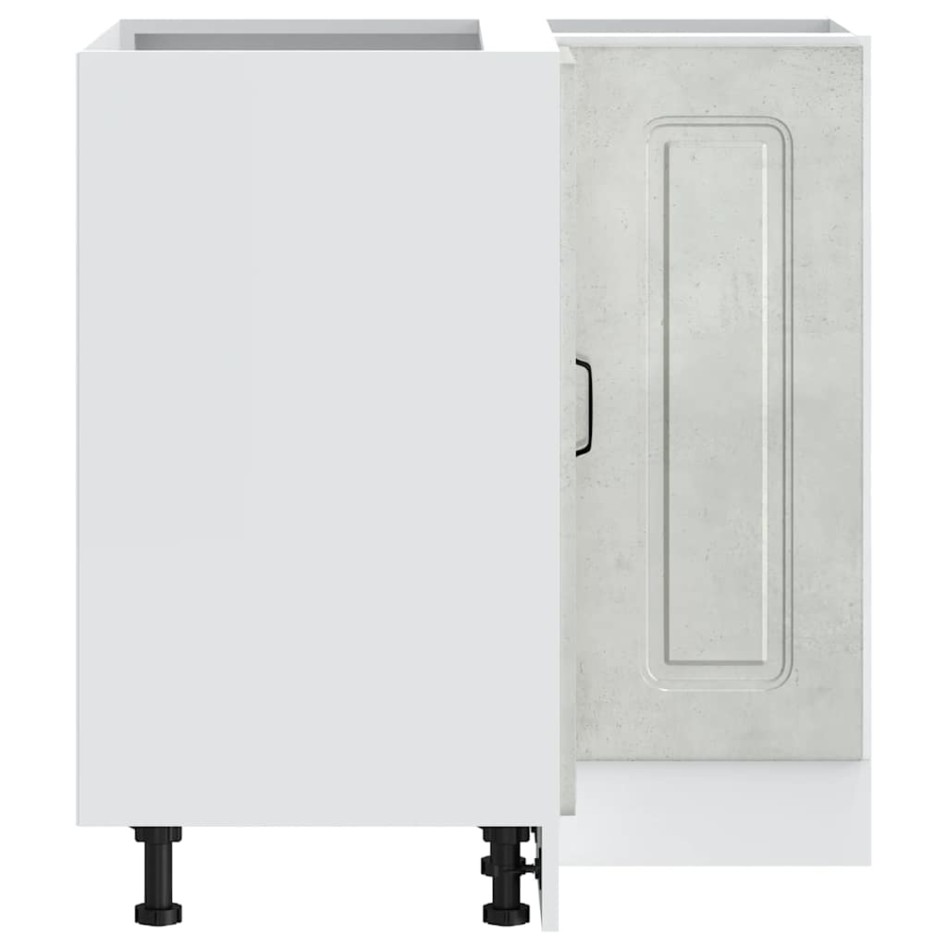 Mueble bajo esquinero de cocina Kalmar gris