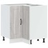 Mueble de cocina esquina Kalmar gris sonoma madera