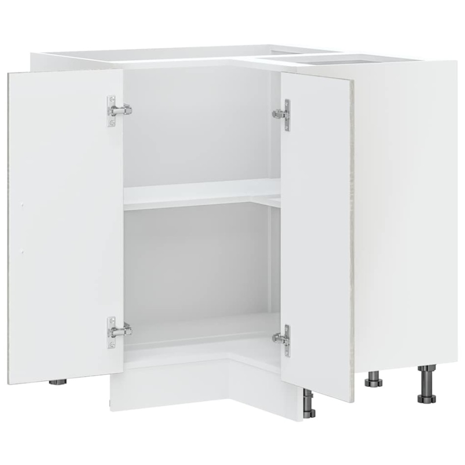 Mueble de cocina esquina Kalmar gris sonoma madera