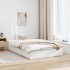 Estructura de cama otomana sin colchón blanco