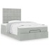 Estructura cama otomana colchones gris claro