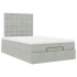 Estructura cama otomana colchones gris claro