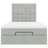 Estructura cama otomana colchones gris claro