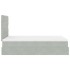 Estructura cama otomana colchones gris claro