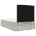 Estructura cama otomana colchones gris claro