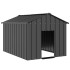 Caseta para perros con techo acero galvanizado 113x153x101