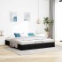 Estructura de cama otomana sin colchón negra 160x200