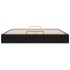 Estructura de cama otomana sin colchón negra 160x200
