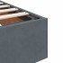 Estructura cama otomana sin colchón gris oscuro