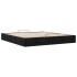 Estructura de cama otomana sin colchón tela negra 160x200
