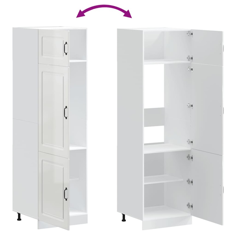 Armario de cocina Kalmar blanca de alto